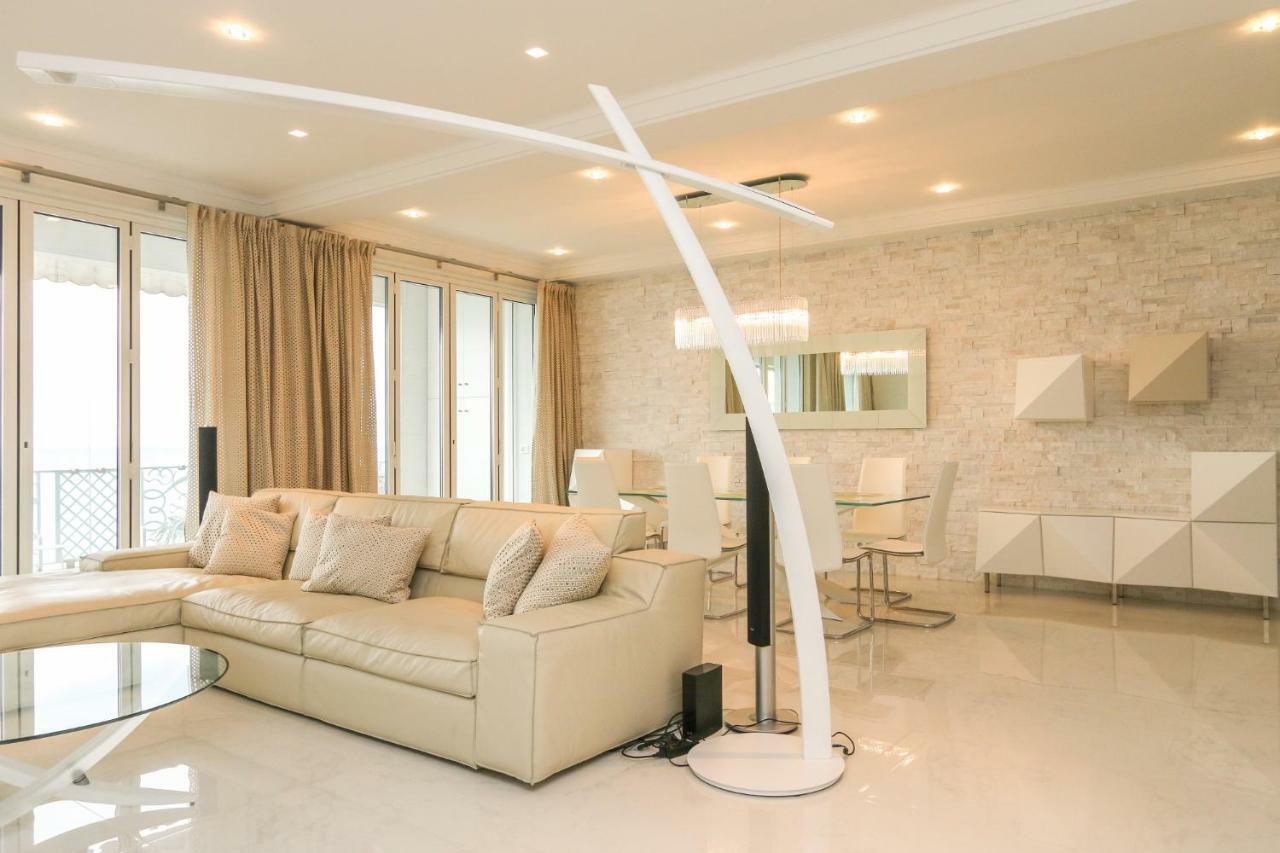 Seafront Modern Apartment Nizza Exterior foto